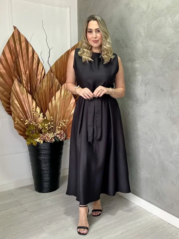Vestido Carol Preto - Image 4